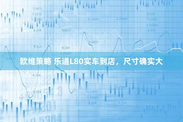 欧维策略 乐道L80实车到店，尺寸确实大